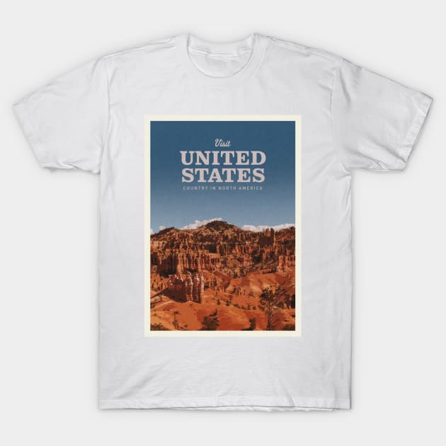 Visit The United States T-Shirt by Mercury Club